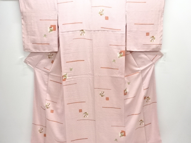 JAPANESE KIMONO / KOMON / ABSTRACT STRIPE